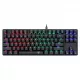 T-DAGGER BORA VEZETÉKES BILLENTYŰZET BLUE SWITCH FEKETE, HU