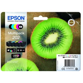 EPSON T02E7 (C13T02E74010) NO.202 C,M,Y,BK EREDETI MULTIPACK