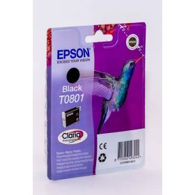   EPSON T0801 (C13T08014011) (7,4ML) FEKETE EREDETI TINTAPATRON