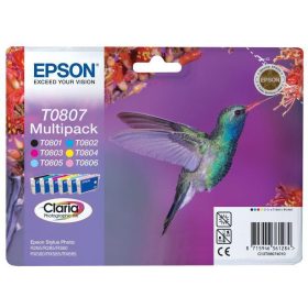   EPSON T0807 (C13T08074011) (6X7,4ML) 6-IN-1 EREDETI MULTIPACK