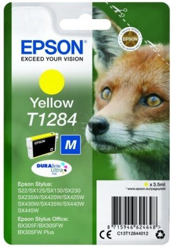 EPSON T1284 (C13T12844011) (3,5ML) SÁRGA EREDETI TINTAPATRON