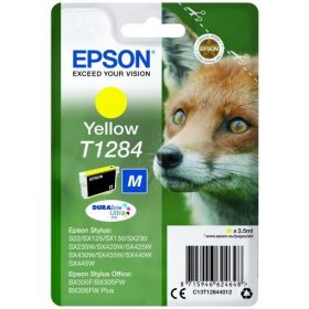   EPSON T1284 (C13T12844011) (3,5ML) SÁRGA EREDETI TINTAPATRON LEÉRTÉKELT