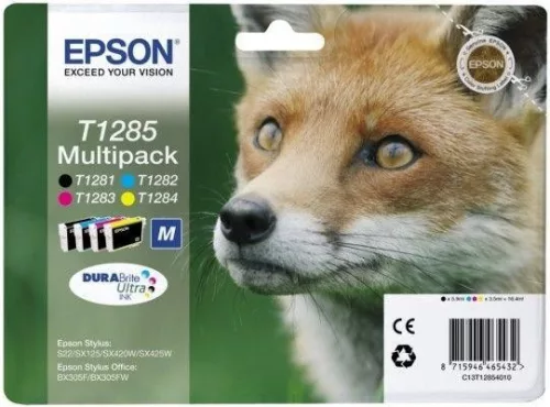 EPSON T1285 (C13T12854012) (5,9ML+3X3,5ML) C,M,Y,BK EREDETI MULTIPACK