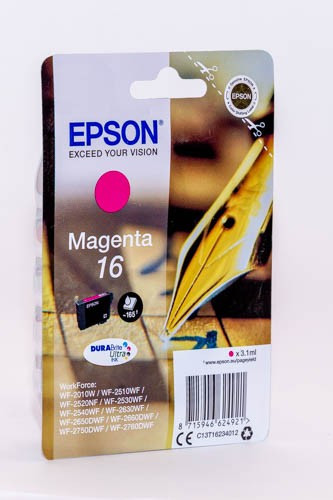 EPSON T1623 (C13T16234010) NO.16 (3,1ML) MAGENTA EREDETI TINTAPATRON