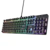 TRUST GXT 871 ZORA MECHANIKUS GAMING BILLENTYŰZET FEKETE, HU