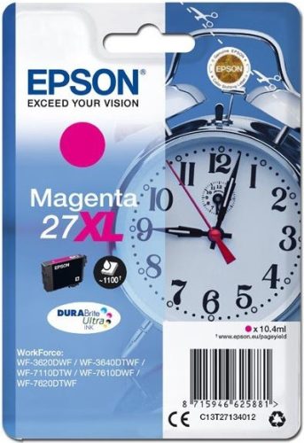 EPSON T2713 (C13T27134012) NO.27XL (10,4ML) MAGENTA EREDETI TINTAPATRON