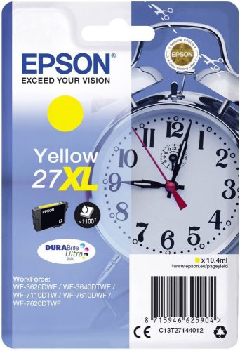 EPSON T2714 (C13T27144012) NO.27XL (10,4ML) SÁRGA EREDETI TINTAPATRON