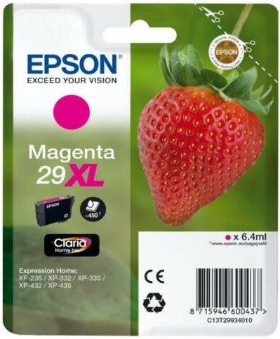 EPSON T2993 (C13T29934012) NO.29XL (6,4ML) MAGENTA EREDETI TINTAPATRON