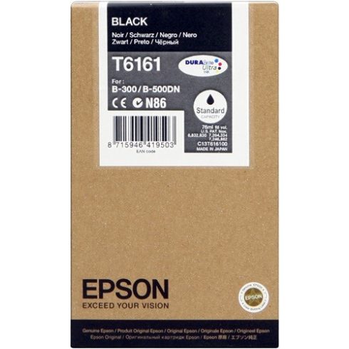 T6161 BLACK EREDETI EPSON TINTAPATRON 3K