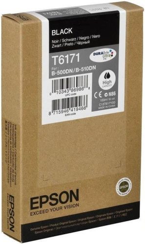 EPSON T6171 (C13T617100) (4K) FEKETE EREDETI TINTAPATRON LEÉRTÉKELT