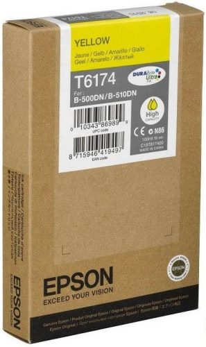 EPSON T6174 (C13T617400) (7K) SÁRGA EREDETI TINTAPATRON LEÉRTÉKELT