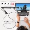 FIFINE 800667 STREAMING USB KONDENZÁTOR MIKROFON – PC/LAPTOP, STÚDIÓMINŐSÉG, ÁLLVÁNNYAL, FEKETE