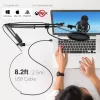 FIFINE 800667 STREAMING USB KONDENZÁTOR MIKROFON – PC/LAPTOP, STÚDIÓMINŐSÉG, ÁLLVÁNNYAL, FEKETE