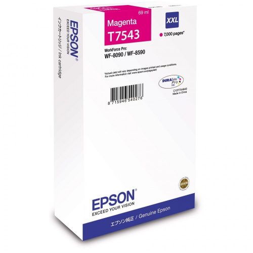 EPSON T7543 (C13T754340) (7K) MAGENTA EREDETI TINTAPATRON
