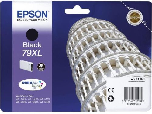 EPSON T7901 (C13T79014010) NO.79XL (2,6K) FEKETE EREDETI TINTAPATRON