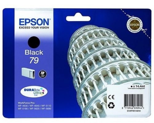 EPSON T7911 (C13T79114010) NO.79 (0,9K) FEKETE EREDETI TINTAPATRON