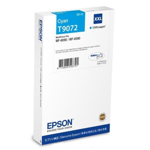 EPSON T9072 (C13T907240) (7K) CIÁN EREDETI TINTAPATRON