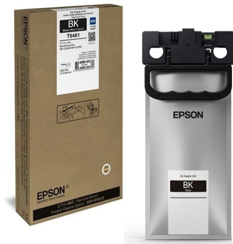 EPSON T9461 (C13T946140) (10K) FEKETE EREDETI TINTAPATRON