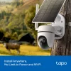 TP-LINK TAPO C615G SZETT SOLAR-POWERED PAN/TILT 4G LTE BIZTONSÁGI KAMERA SZETT