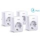 TP-LINK TAPO P110 OKOS KONNEKTOR ÁRAMFOGYASZTÁS MÉRÉSSEL, 4-PACK (TAPO P110)