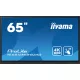 IIYAMA TE6512MIS-B3AG, 65", IPS, 16:9, 3840x2160, VGA, 3xHDMI, LED MONITOR