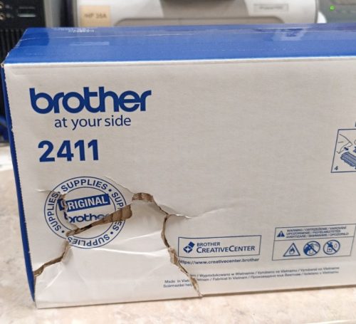 BROTHER TN-2411 (1,2K) FEKETE EREDETI TONER (TN2411) (SÉRÜLT DOBOZ)