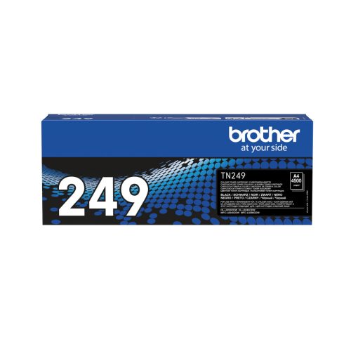 BROTHER TN-249 (4,5K) FEKETE EREDETI TONER (TN249BK)