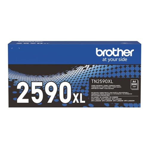 BROTHER TN-2590XL (3K) FEKETE EREDETI TONER (TN2590XL)