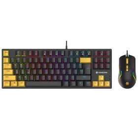   TRACER GAMEZONE HORNET 87 MECHANIKUS GAMING BILLENTYŰZET SET FEKETE, US