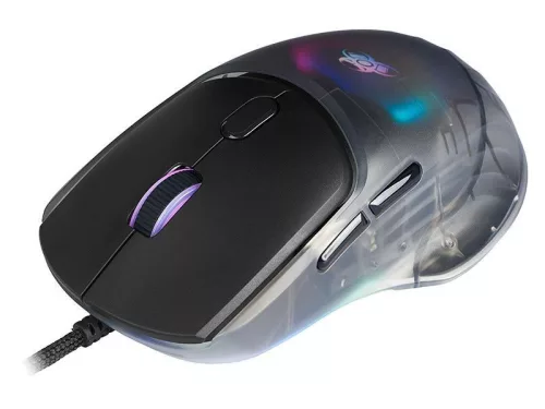 TRACER GAMEZONE NEON RGB GAMER EGÉR, BLACK