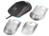 TRACER GAMEZONE NEON RGB GAMER EGÉR, BLACK