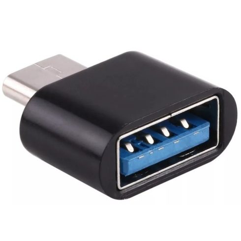 E130BK (OTG) USB3 ADAPTER USB-C DUGÓ - USB A ALJZAT FEKETE