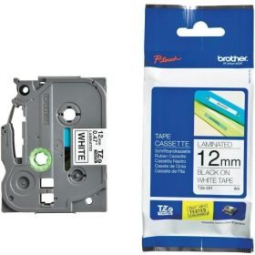   BROTHER TZe-231 FEHÉR ALAPON FEKETE LAMINÁLT 12MM/8M EREDETI SZALAG (TZE231)