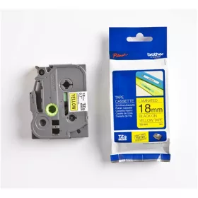   BROTHER TZe-641 SÁRGA ALAPON FEKETE LAMINÁLT 18MM/8M EREDETI SZALAG (TZE641)