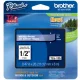 BROTHER Tze-135 ÁTLÁTSZÓ ALAPON FEHÉR LAMINÁLT 12MM/8M EREDETI SZALAG (TZE135)