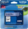 BROTHER TZE-141 ÁTLÁTSZÓ ALAPON FEKETE LAMINÁLT 18MM/8M EREDETI SZALAG (TZE141)