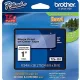 BROTHER TZE-151 ÁTLÁTSZÓ ALAPON FEKETE LAMINÁLT 24MM/8M EREDETI SZALAG (TZE151)