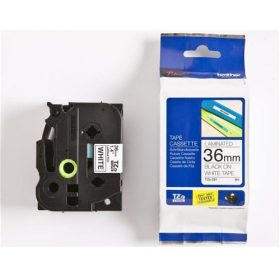   BROTHER TZe-261 FEHÉR ALAPON FEKETE LAMINÁLT 36MM/8M EREDETI SZALAG (TZE261)