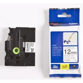   BROTHER TZE-FX231 FEHÉR ALAPON FEKETE FLEXIBILIS 12MM/8M EREDETI SZALAG (TZEFX231)
