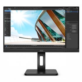   AOC U27P2, 27", IPS, 16:9, 3840X2160, 60 HZ, 4MS, 2XHDMI, 1XDISPLAYPORT, ÁLLÍTHATÓ MAGASSÁG, MONITOR