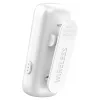 ULANZI J12 VEZETÉK NÉLKÜLI CSÍPTETHETŐ MIKROFON RENDSZER (2 MIKROFON + 1 VEVŐ, USB-C), FEHÉR