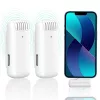 ULANZI J12 VEZETÉK NÉLKÜLI CSÍPTETHETŐ MIKROFON RENDSZER (2 MIKROFON + 1 VEVŐ, USB-C), FEHÉR
