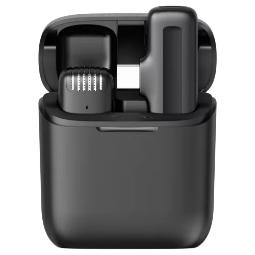 ULANZI J11 VEZETÉK NÉLKÜLI CSÍPTETHETŐ MIKROFON SZETT (1 MIKROFON + 1 VEVŐ, USB-C), FEKETE