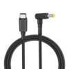 TYPE-C to BARREL JACK 5.5MMX2.5MM 100W PD TÖLTŐKÁBEL 20V KIMENETTEL CANON SELPHY NYOMTATÓHOZ