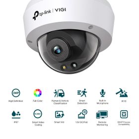 TP-LINK VIGI C230 (4MM) 3MP FULL-COLOR DOME NETWORK KAMERA
