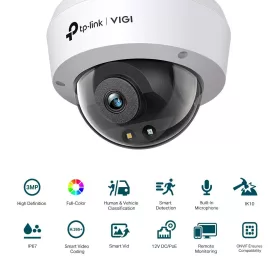 TP-LINK VIGI C230 (4MM) 3MP FULL-COLOR DOME NETWORK KAMERA