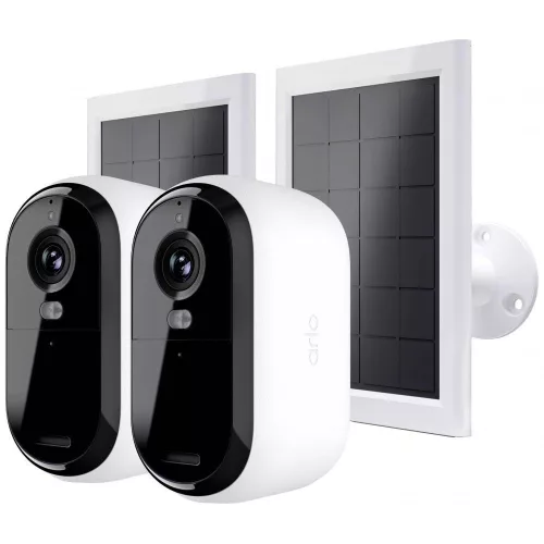 ARLO ESSENTIAL (GEN.2) BUNDLE 2K KÜLTÉRI BIZTONSÁGI KAMERA (2 KAMERA SZETT) + (2 ESSENTIAL SOLAR PANEL CHARGER), FEHÉR