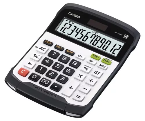 CASIO WD-320MT ASZTALI SZÁMOLÓGÉP, FEHÉR