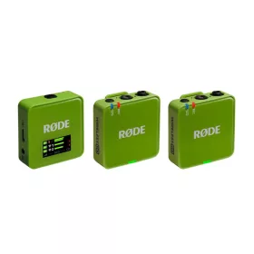   RODE WIRELESS GO III KOMPAKT VEZETÉK NÉLKÜLI MIKROFON RENDSZER, ZÖLD