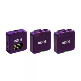   RODE WIRELESS GO III KOMPAKT VEZETÉK NÉLKÜLI MIKROFON RENDSZER, LILA